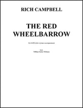 The Red Wheelbarrow SATB choral sheet music cover